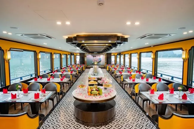 ハノイ発｜世界遺産ハロン湾日帰りツアー｜6時間ラグジュアリークルーズ＜日本語ガイド・ホテル送迎・高級セットランチ付き＞