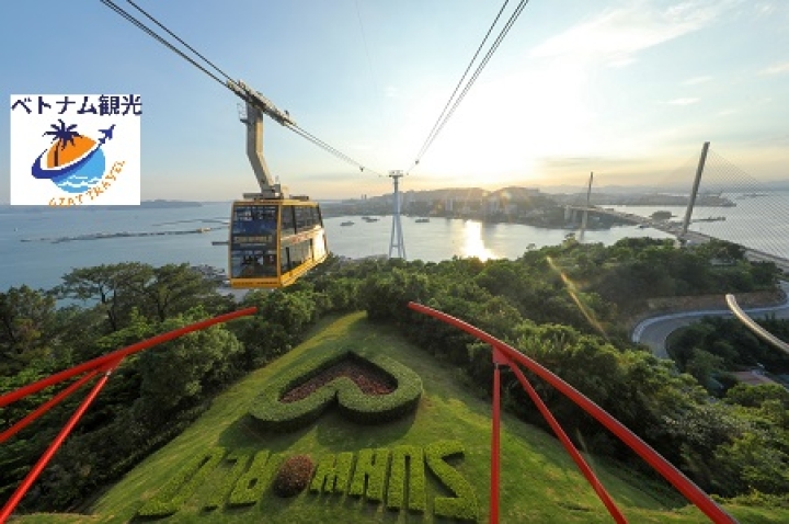ハロン湾行き方・ハロン湾Nu Hoangケーブルカーでな体験・ハロン湾情報 ハロン湾ロープウェイ体験