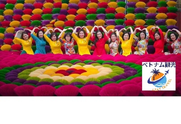 クアン・フー・カウ線香村：ハノイ郊外のユニークなチェックインスポット・線香村ツアー・ハノイ専業村おすすめ・線香村観光ポイント