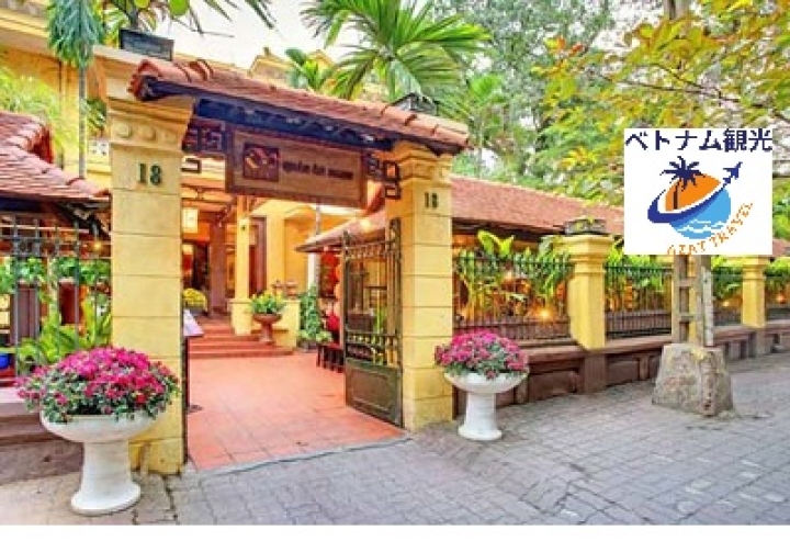 「ハノイ市内観光」・ハノイクアンアンゴン紹介・ベトナム料理レストラン情報・ハノイQuan An Ngon・ハノイ美味しい店おすすめ