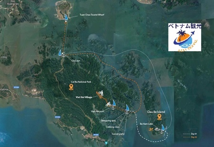 ハロン湾ルート2観光•ハロン湾6時間ツアー観光場所・ハロン湾ツアースケジュール