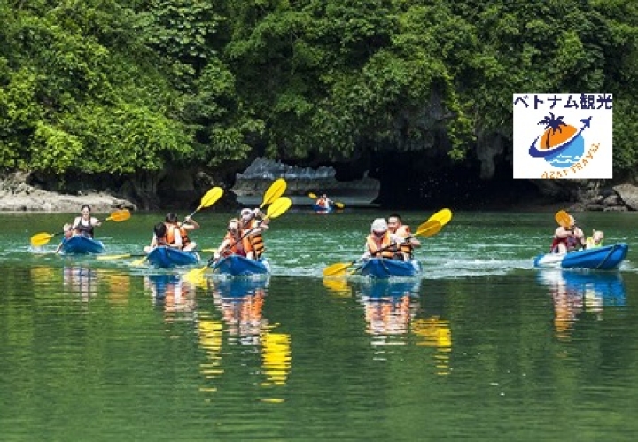 ハロン湾のカヤックと手漕ぎボート場所・ハロン湾日帰りツアー・ハロン湾クルーズ情報